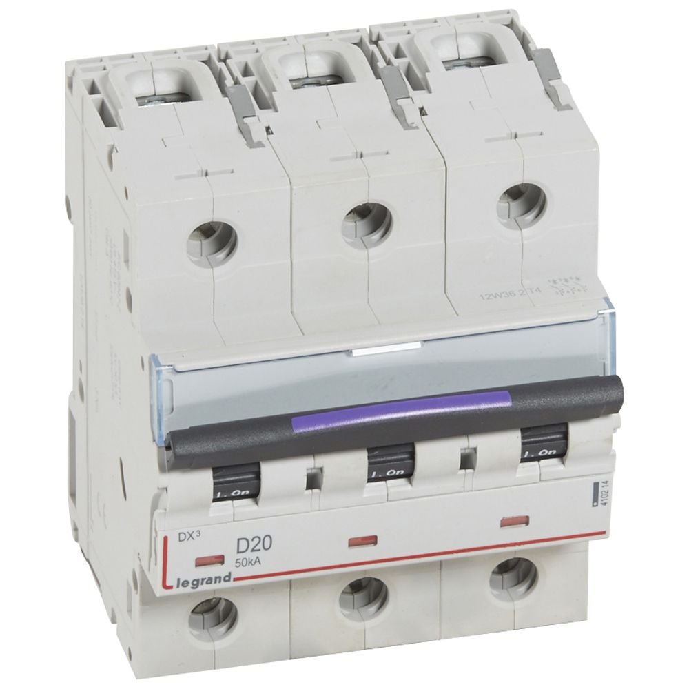 Disjoncteur Legrand DX³ 3P D20 50 kA
