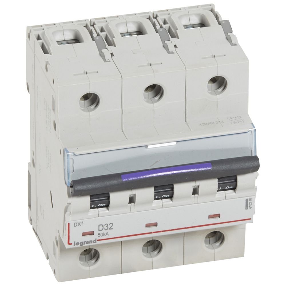 Disjoncteur Legrand DX³ 3P D32 50 kA