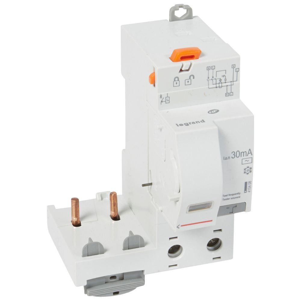 Bloc différentiel Legrand DX3 BDA 2P 63A AC 30mA TGA 410408