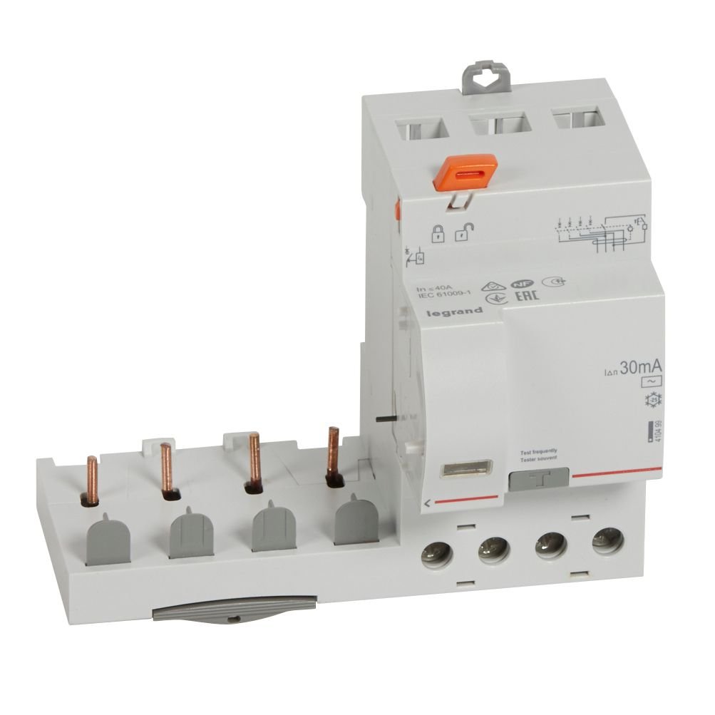 Bloc différentiel Legrand DX3 BDA 4P 40A AC 30mA 410499