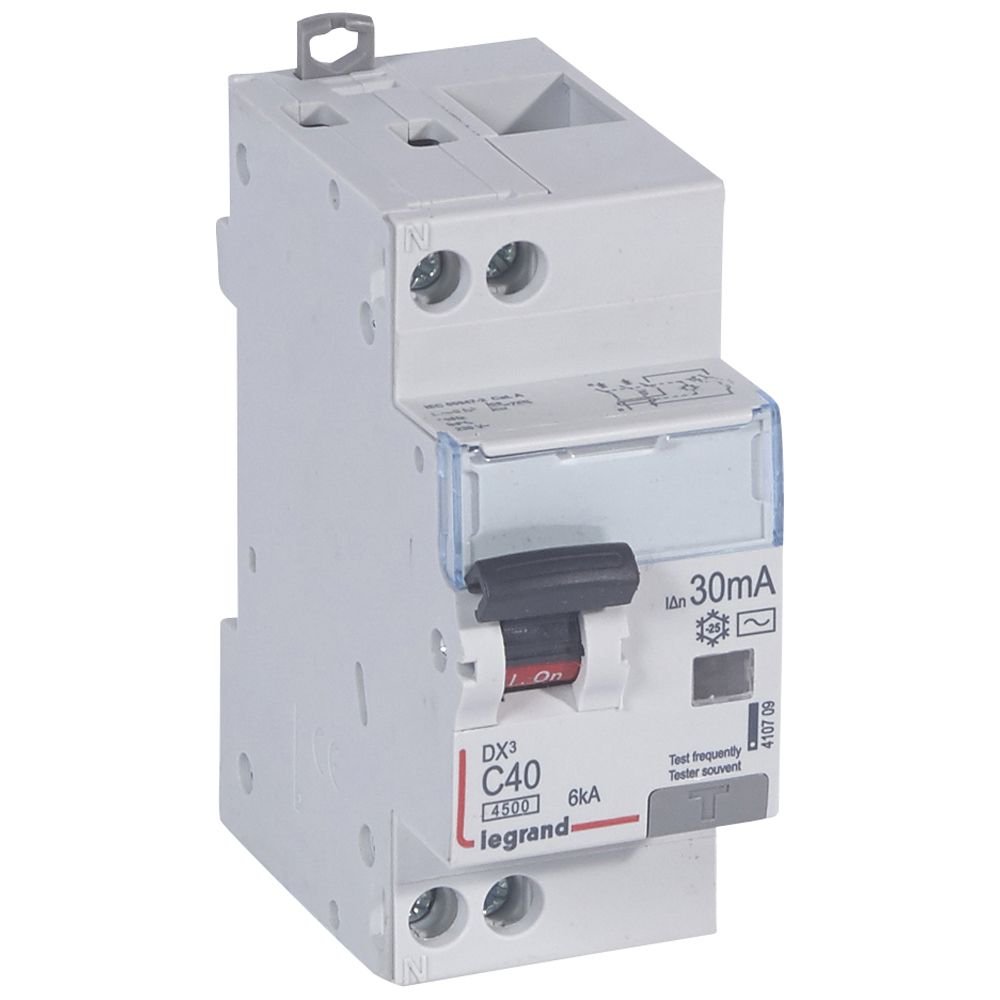 Disjoncteur différentiel Legrand DX³ 40A courbe C 30mA 410709