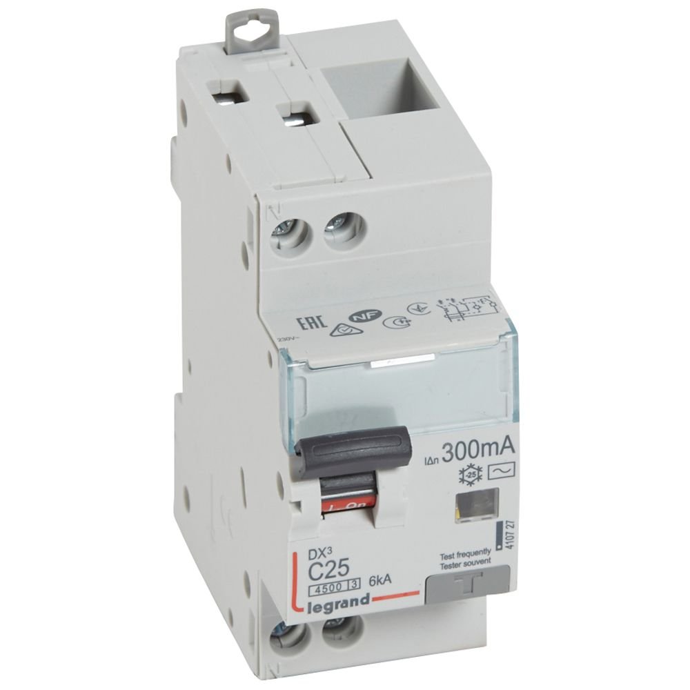 Disjoncteur différentiel Legrand DX³ 25A courbe C 300mA 410727