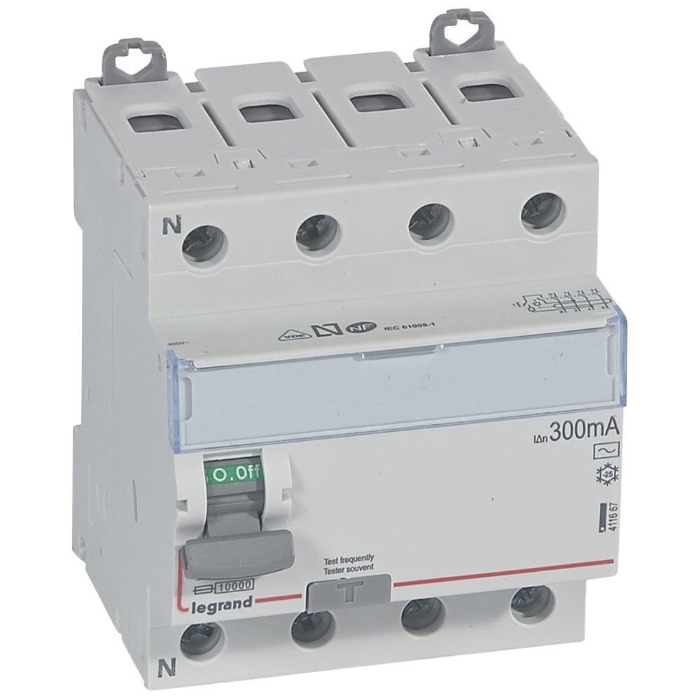 Interrupteur différentiel Legrand DX3-ID 4P 80A AC 300mA