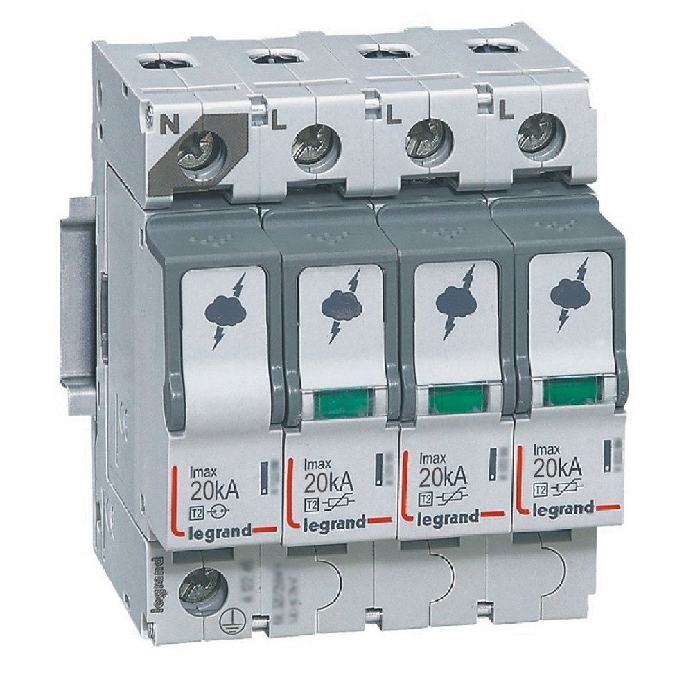 Parafoudre Legrand T2 20kA 3P+N NG 412225