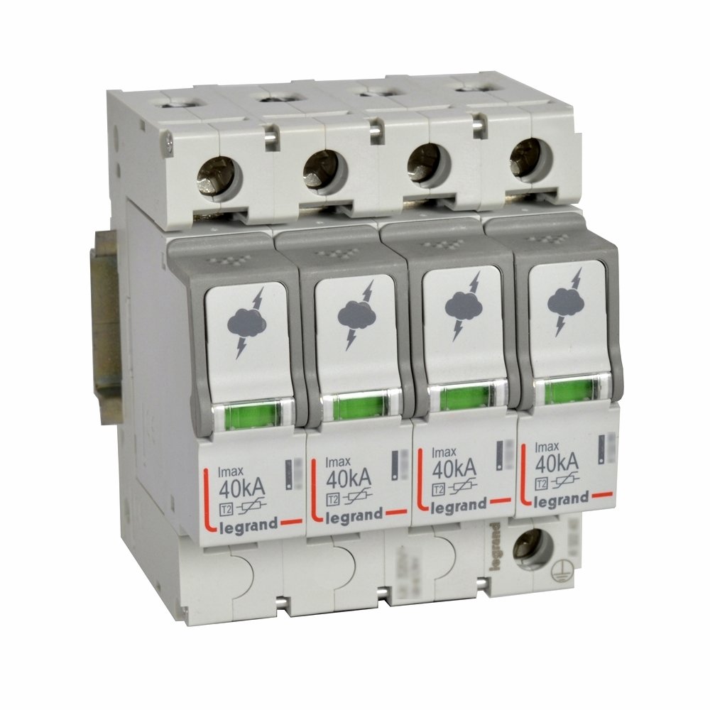 Parafoudre Legrand T2 40kA 4P 440V avec SD 412233