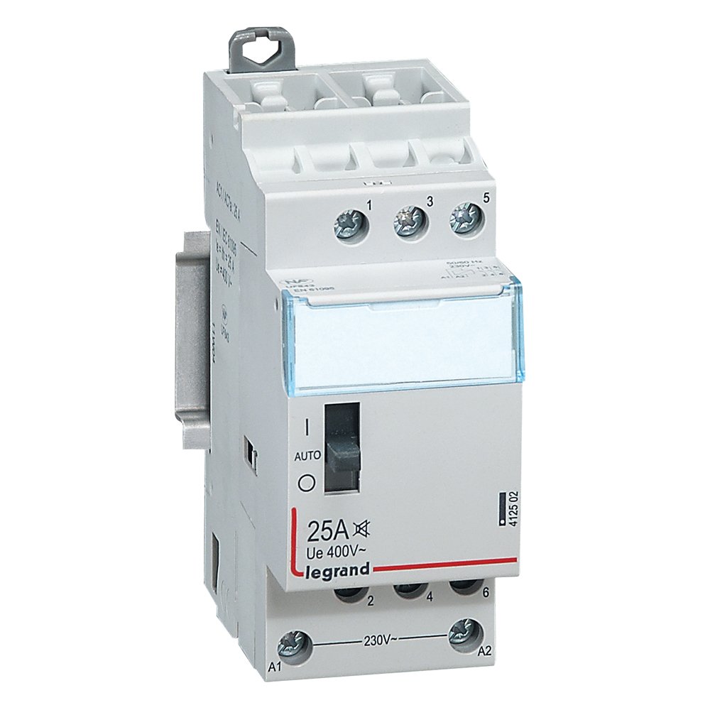 Contacteur Legrand CX3 heures creuses 230V 25A 3F 412502