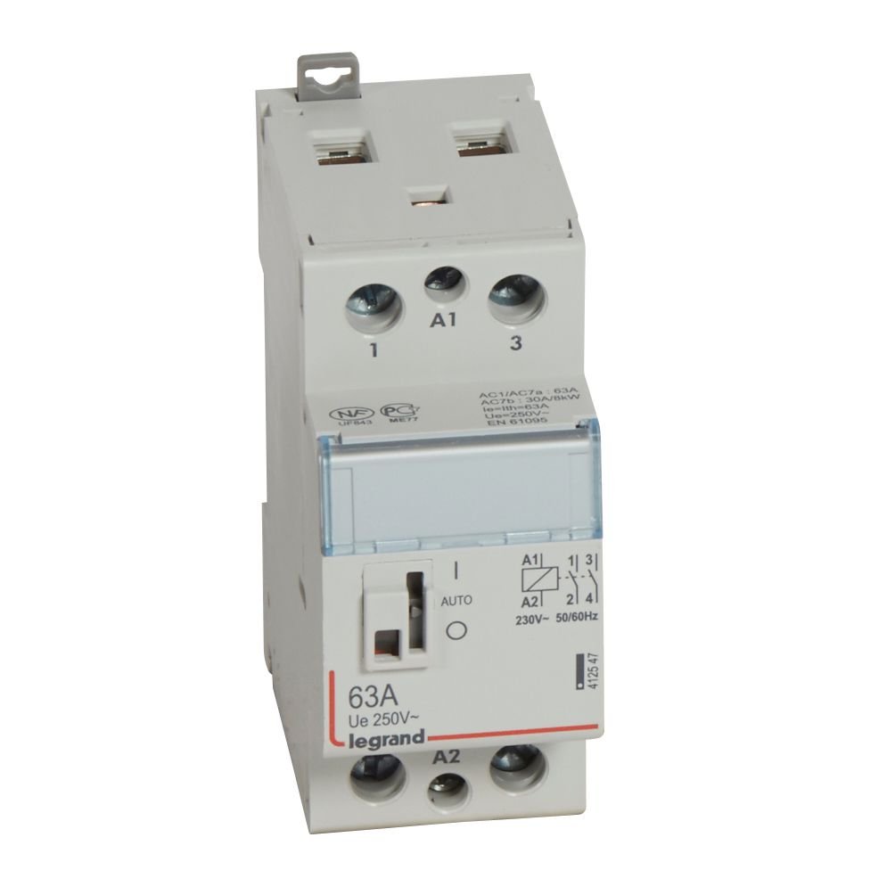 Contacteur Legrand CX3 230V 63A 2F avec manette