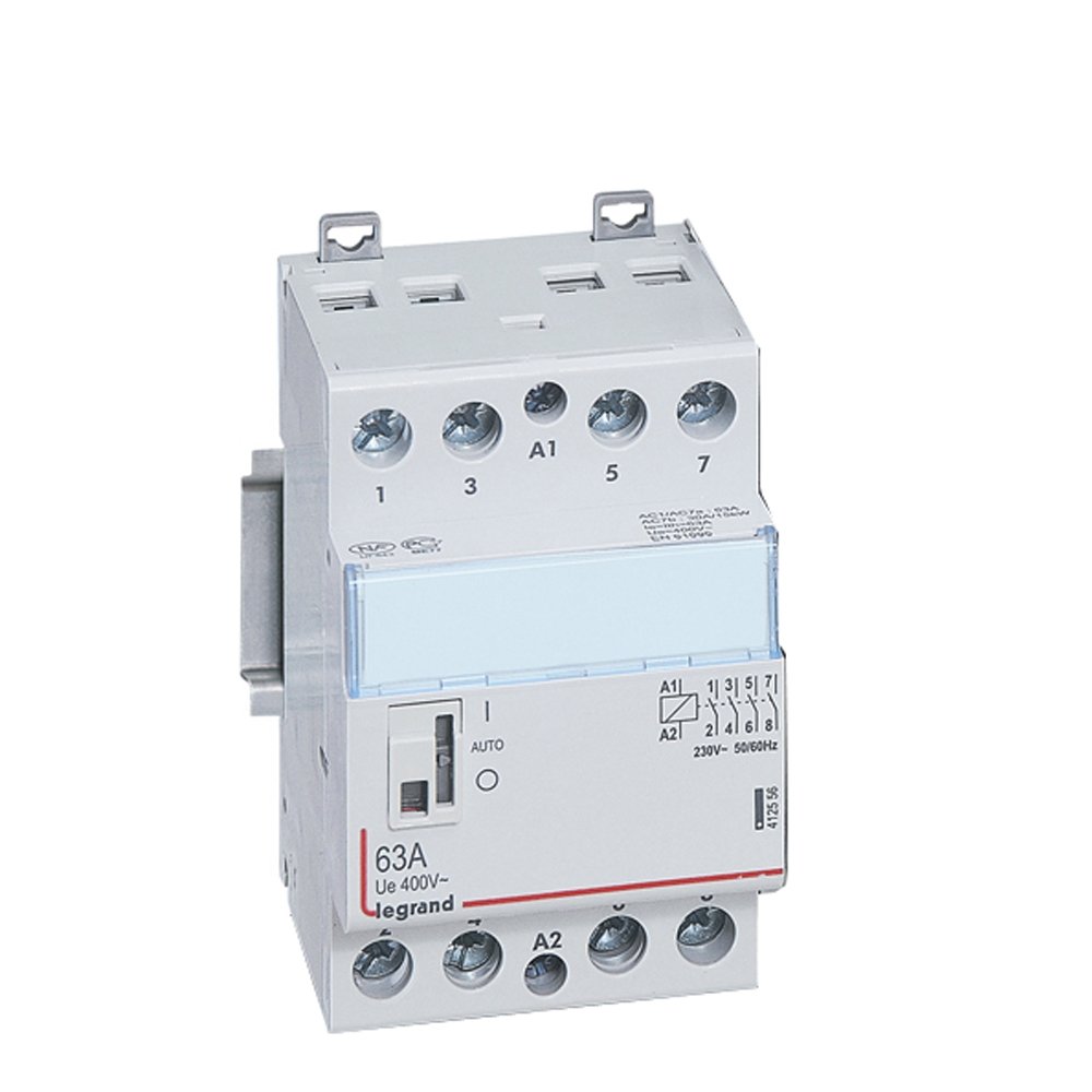 Contacteur Legrand CX3 230V 63A 4F avec manette