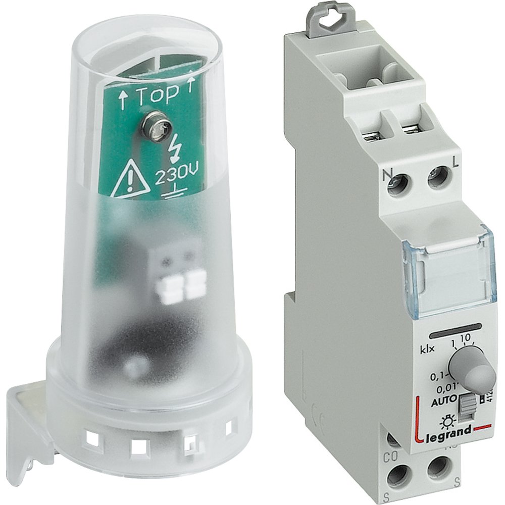 Interrupteur crépusculaire Legrand 230V 16A 412623