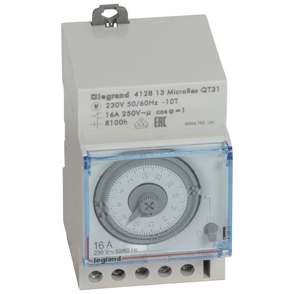 Interrupteur horaire Legrand Lexic journalier 3 modules 412813
