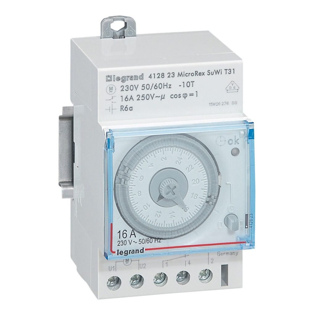 Interrupteur horaire Legrand Lexic journalier 3 modules 412823