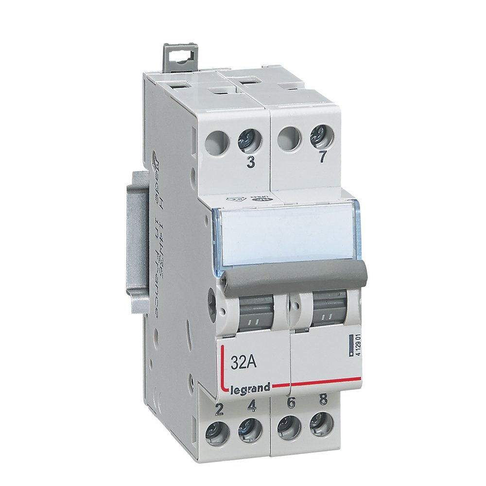 Double interrupteur inverseur Legrand CX³ 32 A 412901
