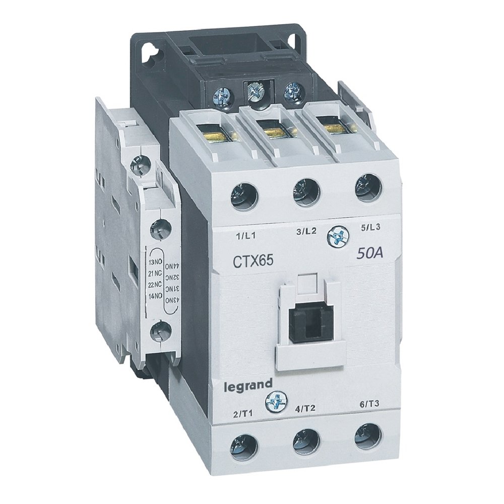 Contacteur de puissance CTX 3P 50A 2NO2NC 415V AC CTX³ Legrand 416159