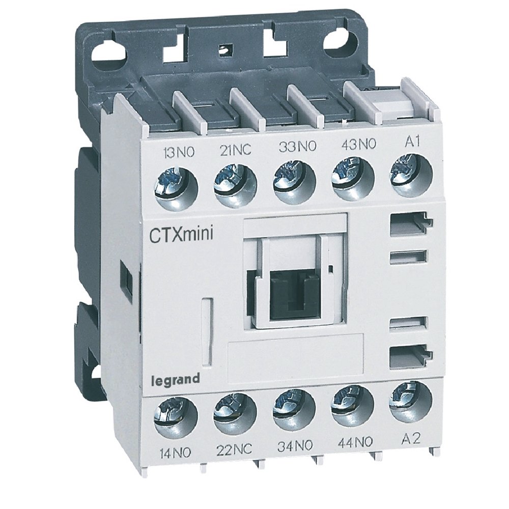 Contacteur de puissance RELAIS CONTROLE 3NO1NC 24VAC CTX³ Legrand 416810