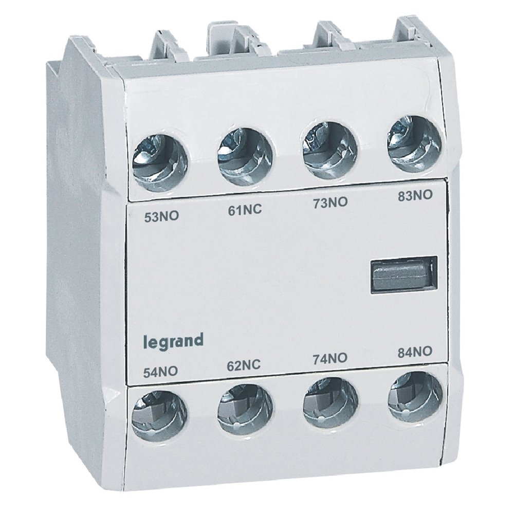 Contacteur de puissance CONTACT AUX FRONT 3NO1NC CTX³ Legrand 416854