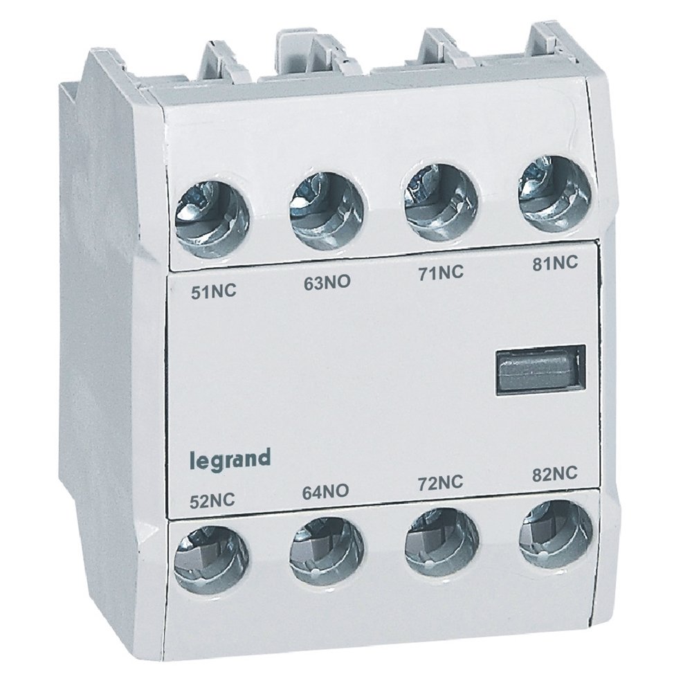 Contacteur de puissance CONTACT AUX FRONT 1NO3NC CTX³ Legrand 416856