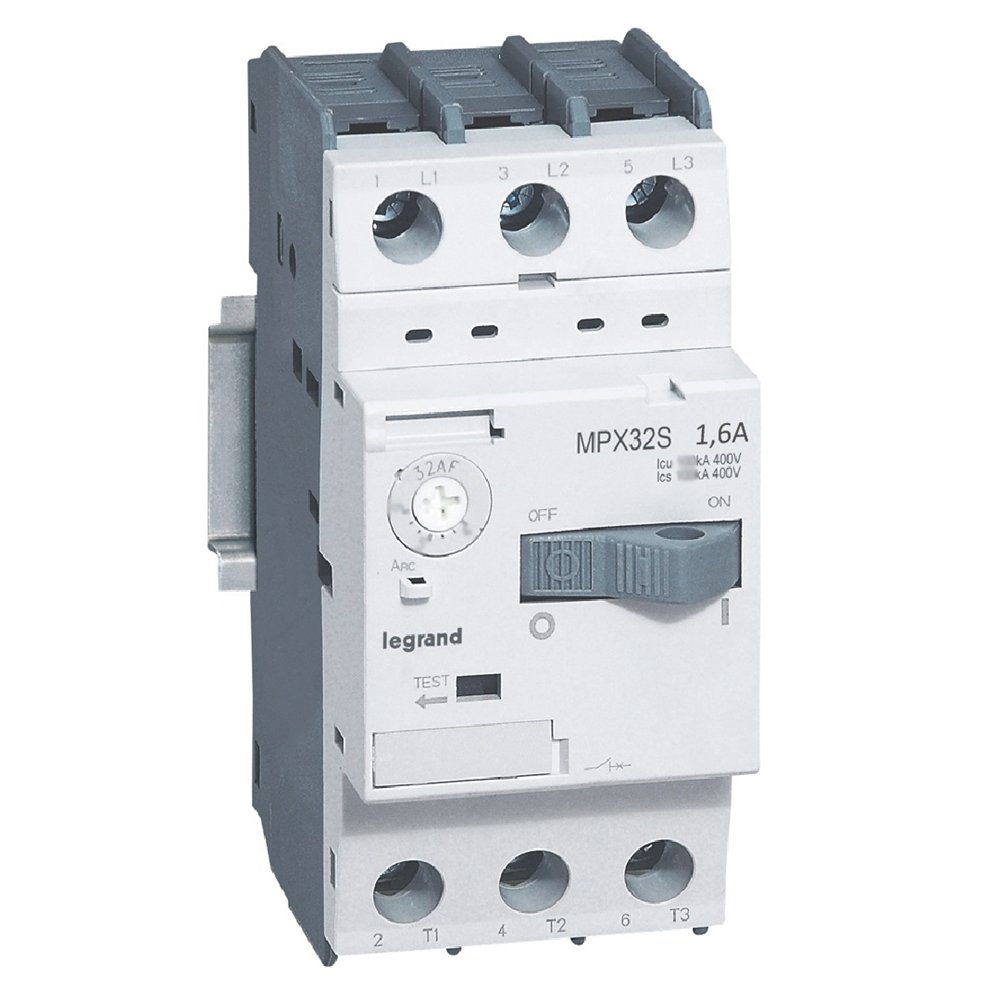 Disjoncteur moteur Legrand MPX³32S 1-1,6A 417305
