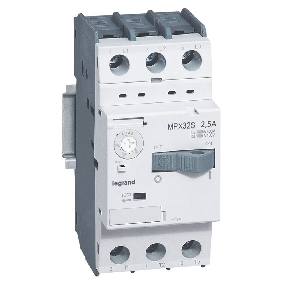 Disjoncteur moteur Legrand MPX³32S 1,6-2,5A 417306