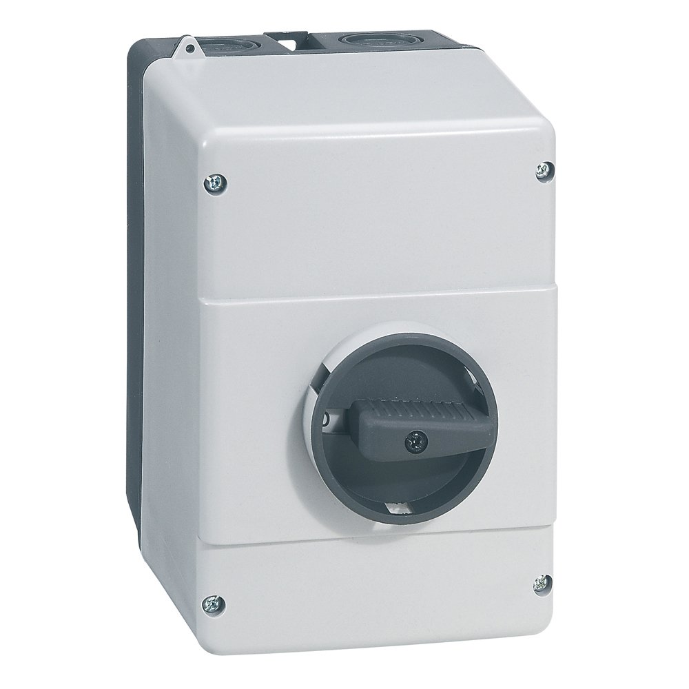 Boîtier IP65 Legrand MPX³ 32H 32MA commande noire 417481