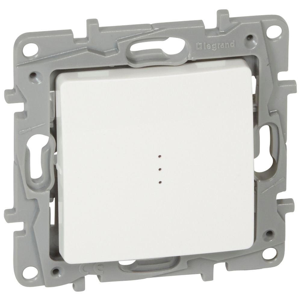 Bouton poussoir POUSSOIR 6A BA LUMI LED PUR Niloé Legrand 664726