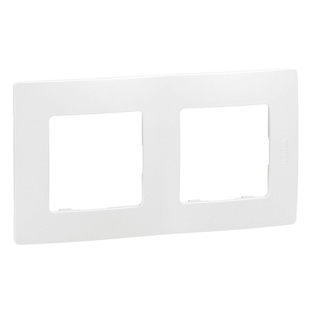 plaque DOUBLE 71 blanc Niloé Legrand 665002
