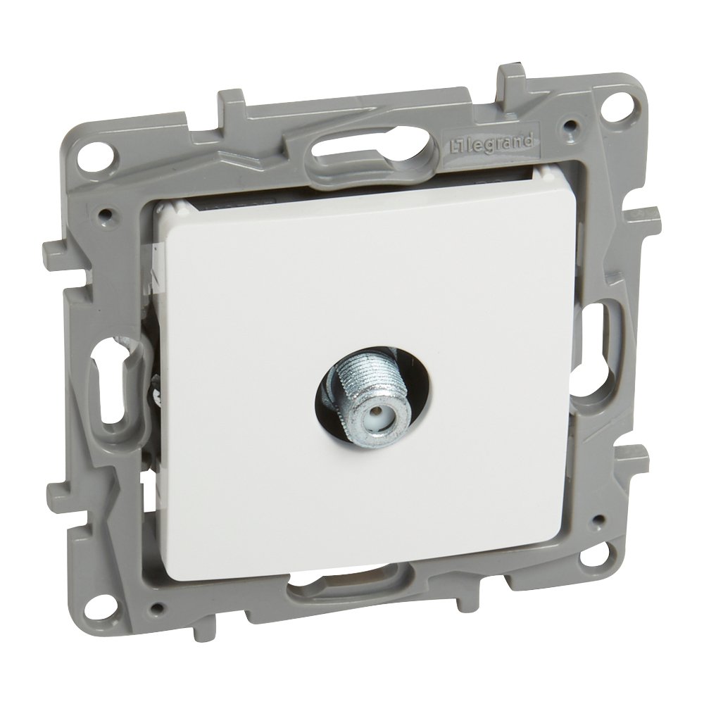 Prise TV TV ETOILE TYPE F blanc Niloé Legrand 764550
