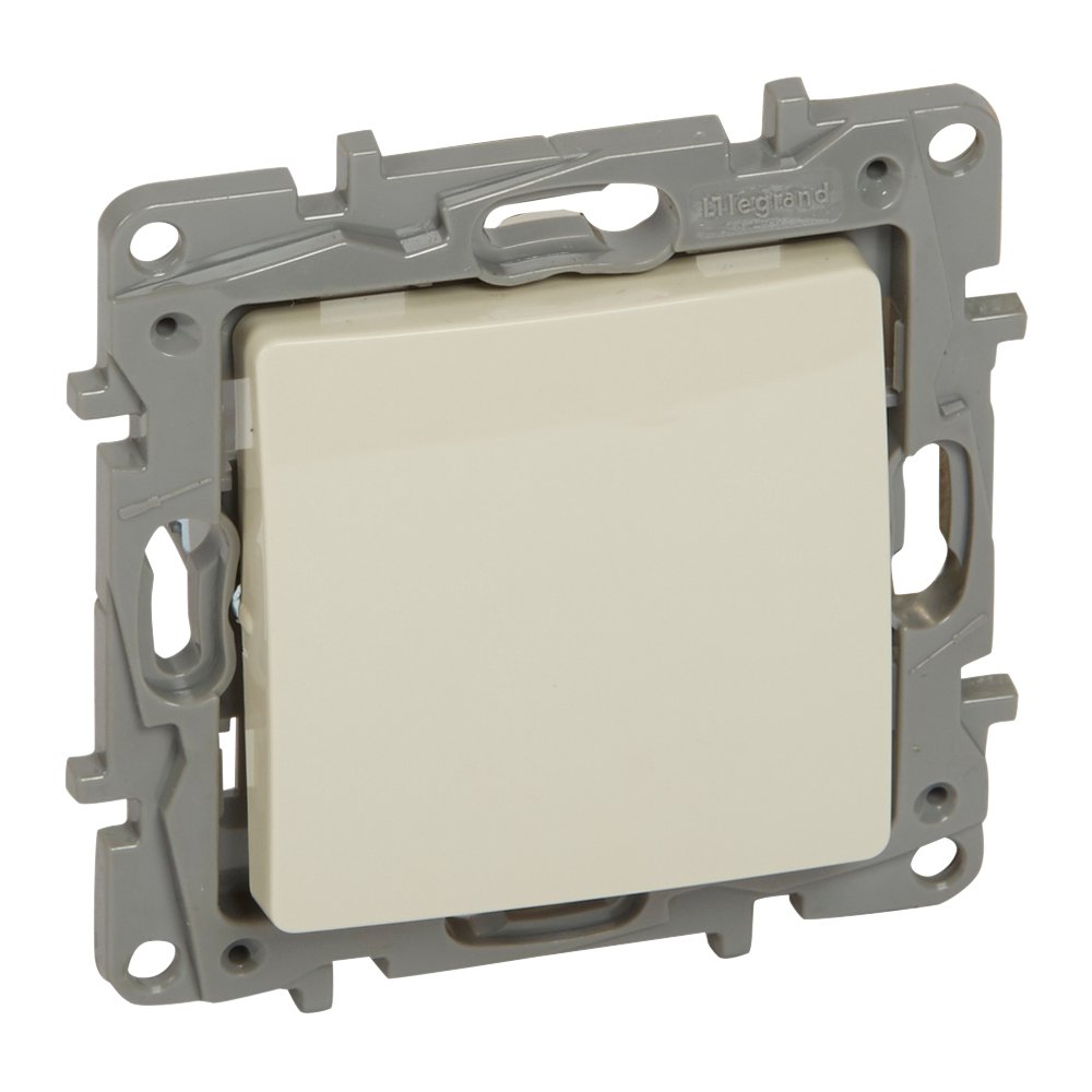 Bouton poussoir POUSSOIR 6A NO NF ivoire Niloé Legrand 764607