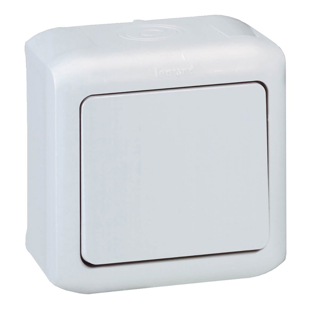 Interrupteur va-et-vient va-et-vient 10AX gris IP44 Forix IP44 Legrand 782383