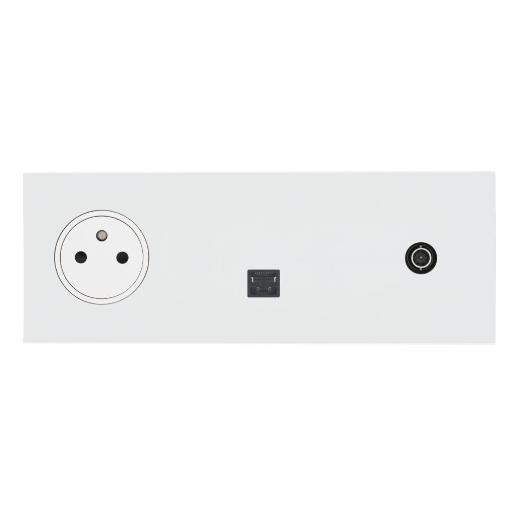 Prise RJ45 ART EBL 2P+T+RJ45 CAT6 FTP+TV Art d’Arnould Legrand 67937