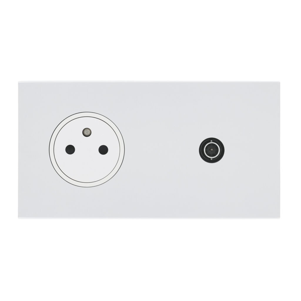 Prise TV ART EBL 2P+T + TV 2P Art d’Arnould Legrand 67939