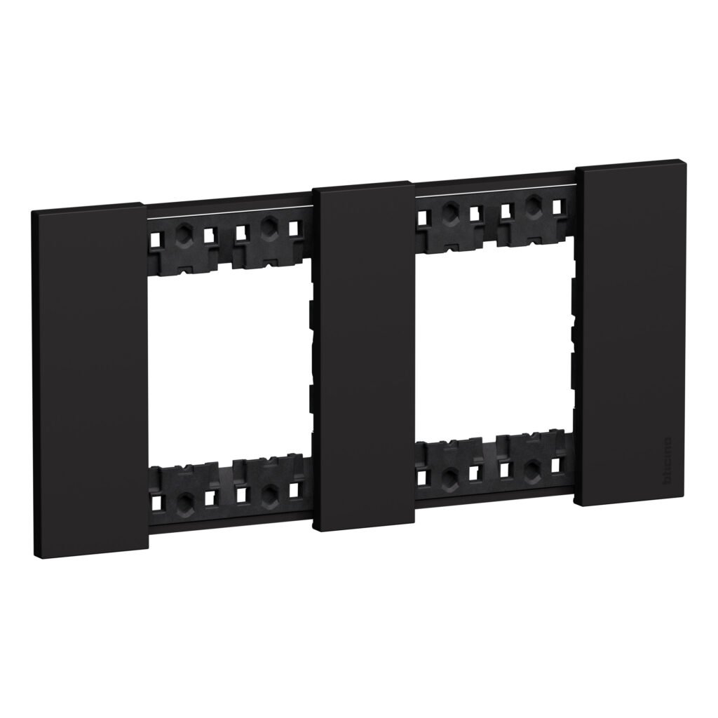 Plaque Living Now plaque noir 2X2M 71V Legrand BTKA4802M2KG