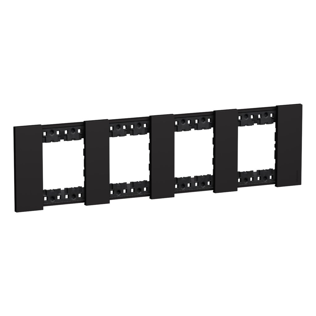 Plaque Living Now plaque noir 4X2M 71V Legrand BTKA4802M4KG