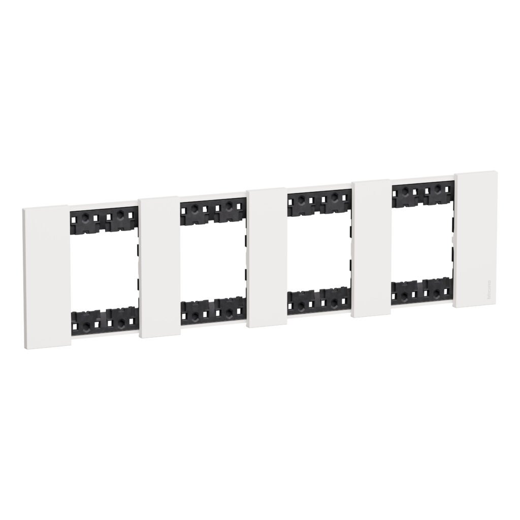 Plaque Living Now plaque blanc 4X2M 71V Legrand BTKA4802M4KW