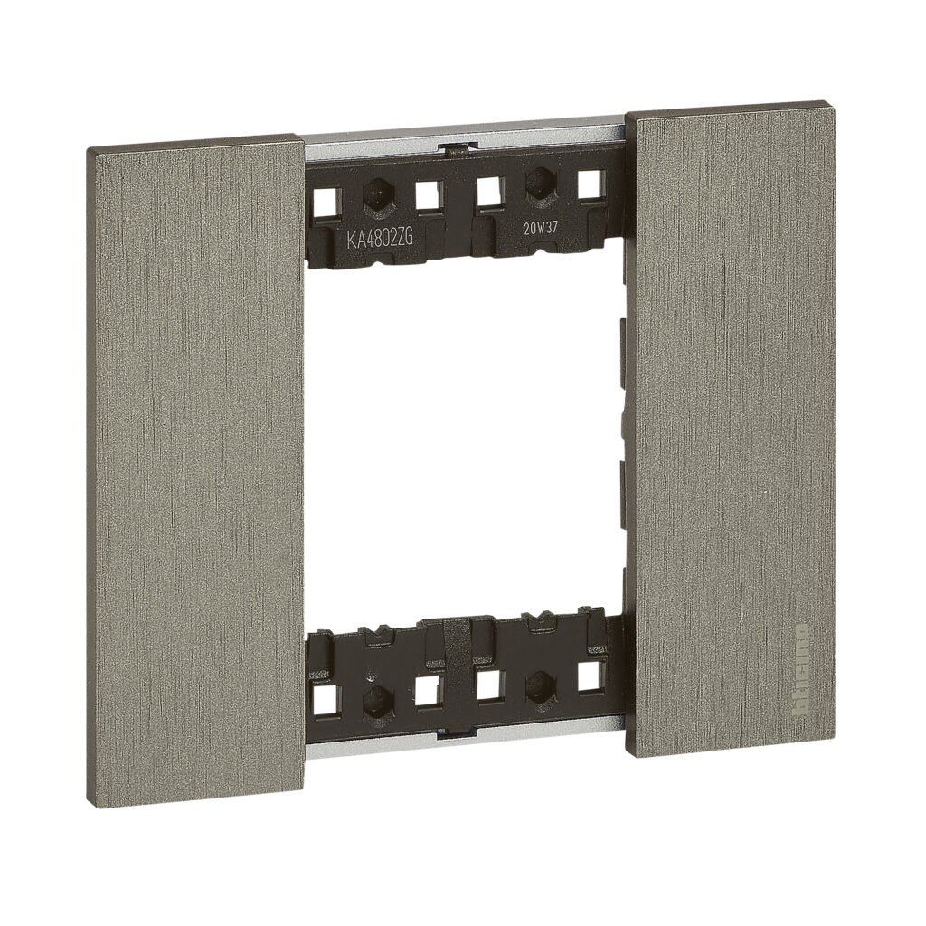 Plaque Living Now-plaque ACIER 2M Legrand BTKA4802ZG