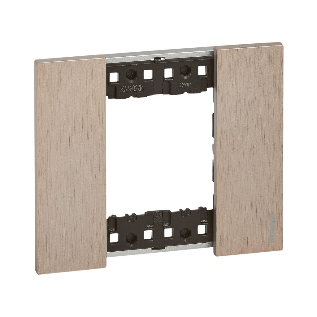 Plaque Living Now plaque CUIVRE 2M Legrand BTKA4802ZM