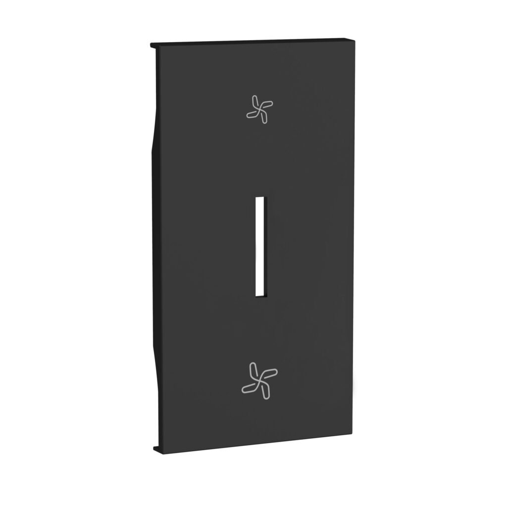 Interrupteur Living Now ENJ 2M interrupteur. VMC noir Legrand BTKG06M2VMC