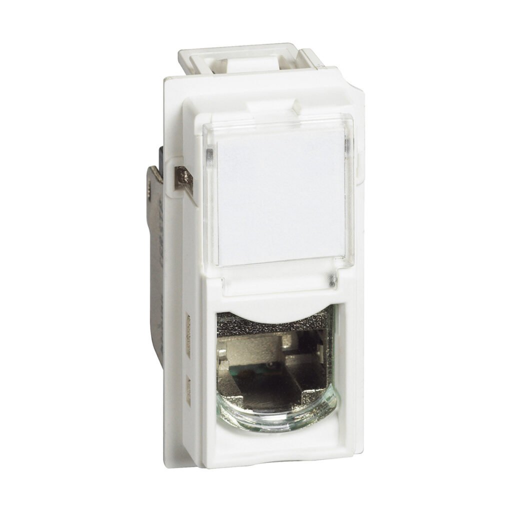 Prise RJ45 Living Now PRISE RJ45 FTP CAT6 blanc Legrand BTKW4279C6F