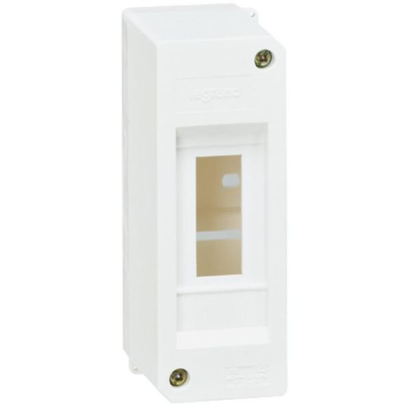 Coffret Cache Borne Apparent 2 Modules 140 × 62 × 58 mm Blanc IP30 001356