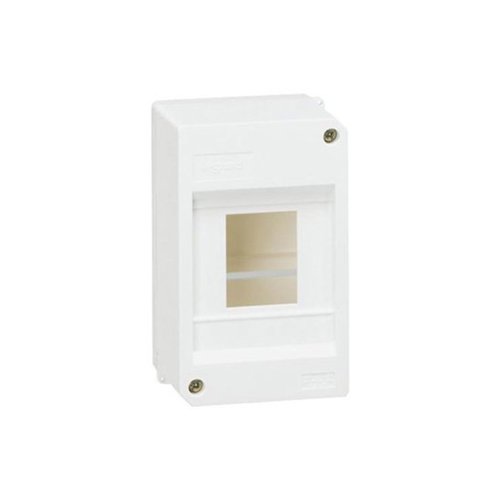 Coffret Cache Borne Apparent 4 Modules Blanc IP30 IK05 Lexiclic 001357