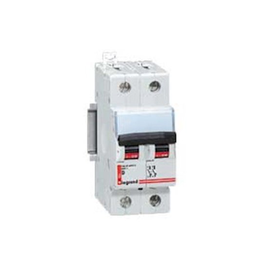 Disjoncteur Courbe D Arr/dep a Vis 2 Modules 2P 400V 16A 15 - 25KA IP20 LEXIC 006633