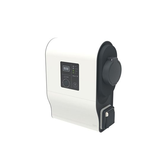 Borne De Recharge Mono Pour Un Vehicule Elec Mode 2 Et 3 230V 32A IP44 IK08 GREENUP 058004