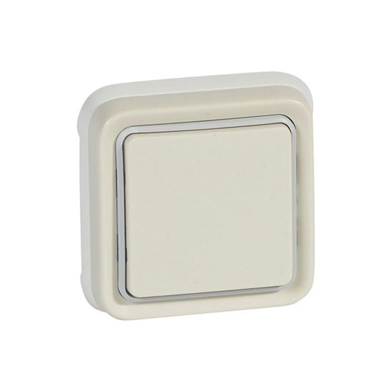 Interrupteur Va Et Vient Encastré 1P 230V 10A Blanc PLEXO 069851