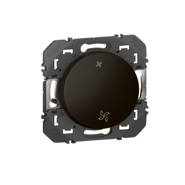 Interrupteur Commande Vmc À Composer 1P 230V 10A Noir Dooxie 095273