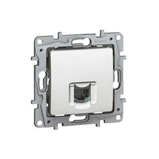 Prise RJ45 Mécanisme À Composer 1P CAT6 FTP Argent Niloe 096621