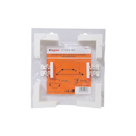 Moulure Kit Tour Blanc 40 × 16 mm 098171