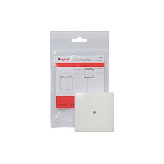 Boîte De Deriv 80 × 80 × 32 mm Ip54 Pour Moulure Blanc 098287