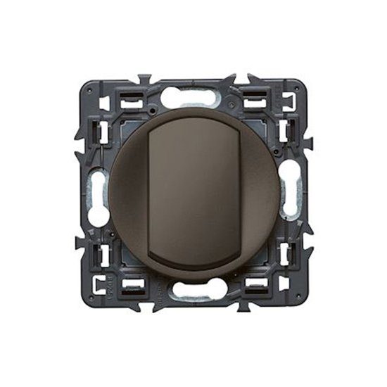 Poussoir Simple Soft À Composer 1P 230V 6A Graphite CELIANE 099531