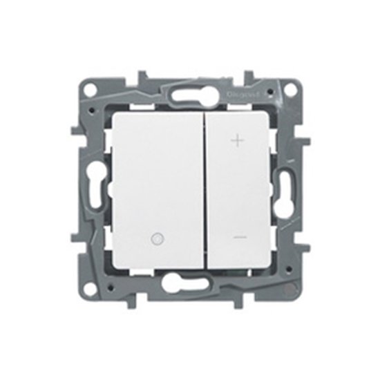 Interrupteur Ecovariateur Univ À Composer 1P 230V 10A Blanc Niloe 665114