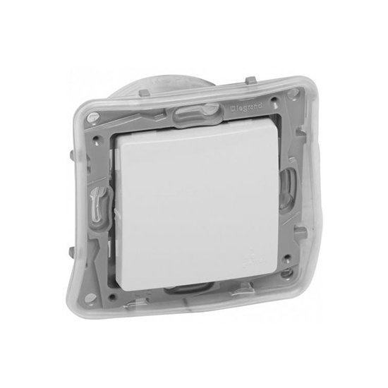 Bouton poussoir POUSSOIR NO NF 6A IP44 blanc Niloé Legrand 764515
