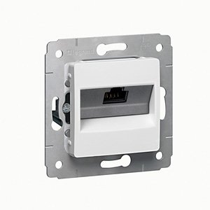 Prise RJ45 Mécanisme À Composer 1P CAT6 Utp Blanc Cariva 773641
